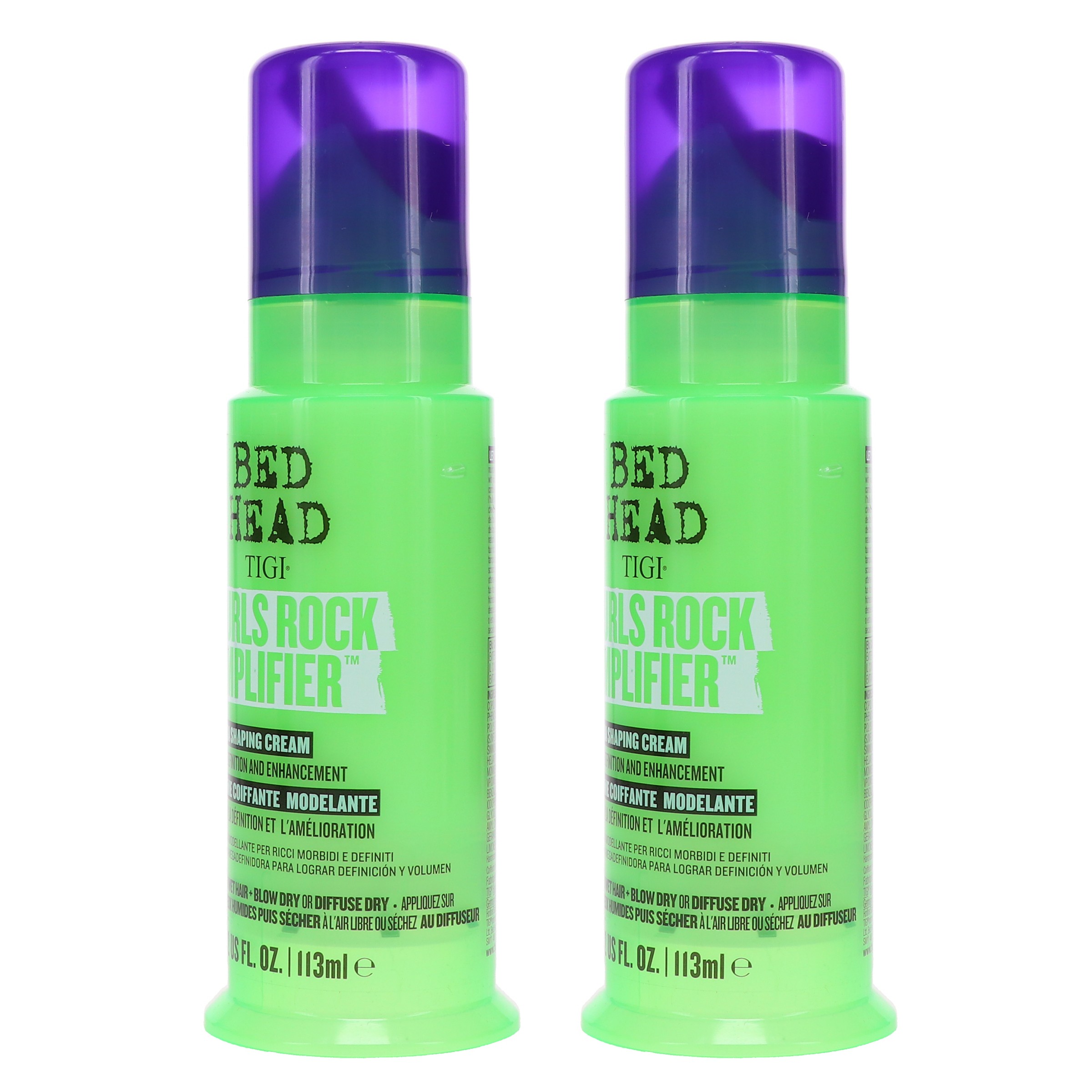 TIGI Bed Head Curls Rock Amplifier Mega Shaping Cream 3.82 oz 2 Pack