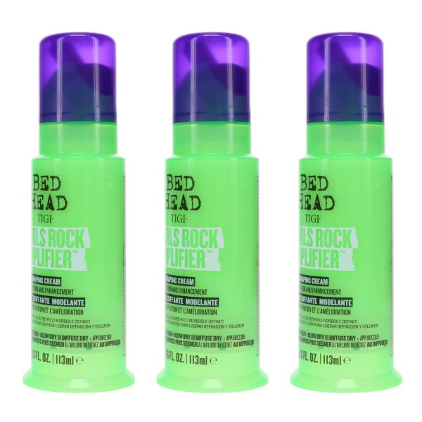 TIGI Bed Head Curls Rock Amplifier Mega Shaping Cream 3.82 oz 3 Pack