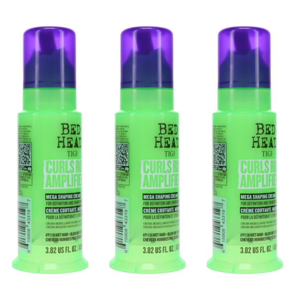 TIGI Bed Head Curls Rock Amplifier Mega Shaping Cream 3.82 oz 3 Pack