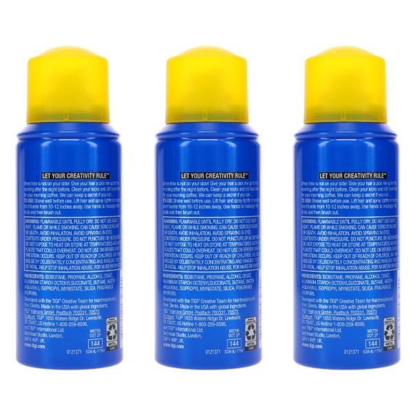 TIGI Bed Head Dirty Secret Dry Shampoo 2.1 oz 3 Pack