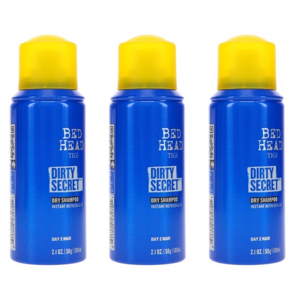 TIGI Bed Head Dirty Secret Dry Shampoo 2.1 oz 3 Pack