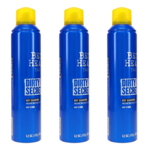 TIGI Bed Head Dirty Secret Dry Shampoo 6.2 oz 3 Pack