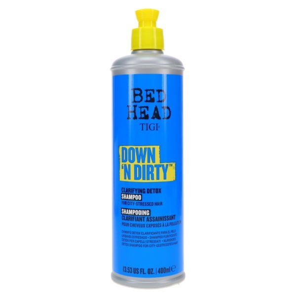 TIGI Bed Head Down N Dirty Shampoo 13.53 oz & Bed Head Down N Dirty Conditioner 13.53 oz Combo Pack