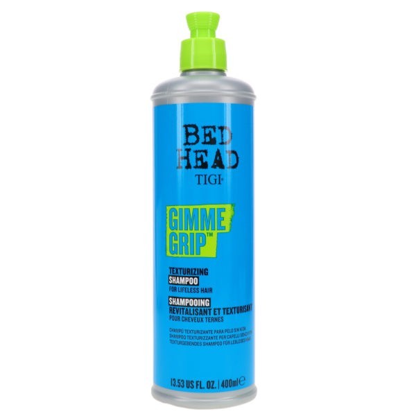 TIGI Bed Head Gimme Grip Texturizing Shampoo 13.53 oz & Bed Head Gimme Grip Texturizing Conditioning Jelly 13.53 oz Combo Pack