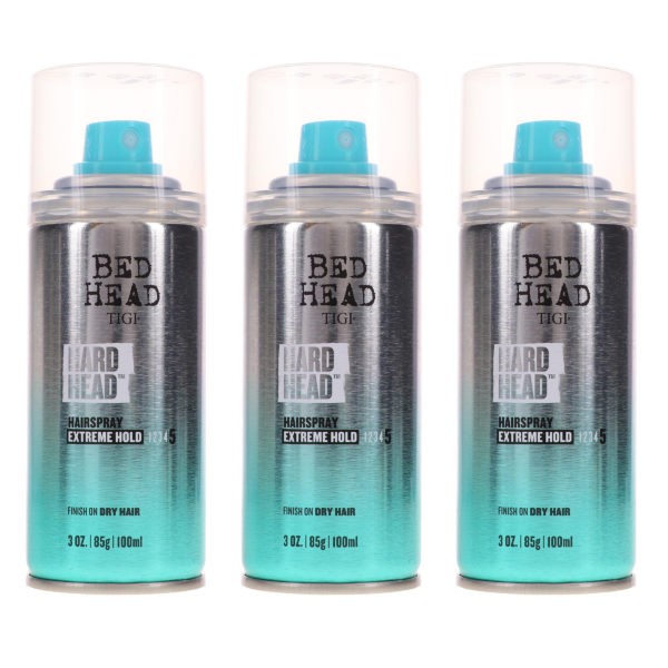 TIGI Bed Head Hard Head Hair Spray 3 oz 3 Pack