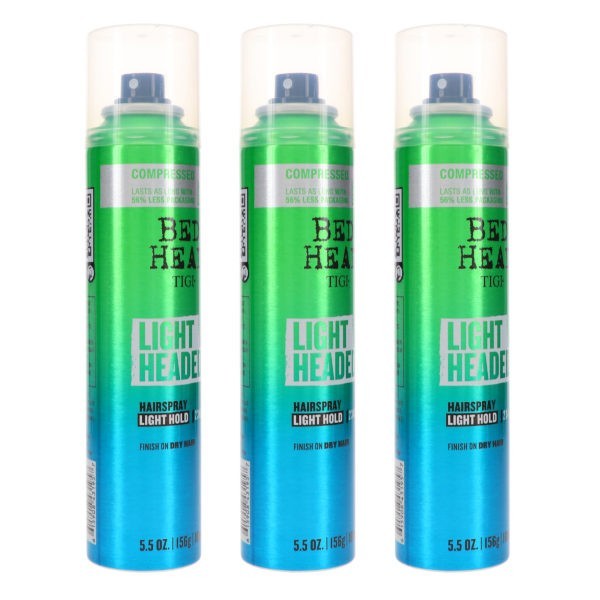 TIGI Bed Head Light Headed Hairspray 5.5 oz 3 Pack