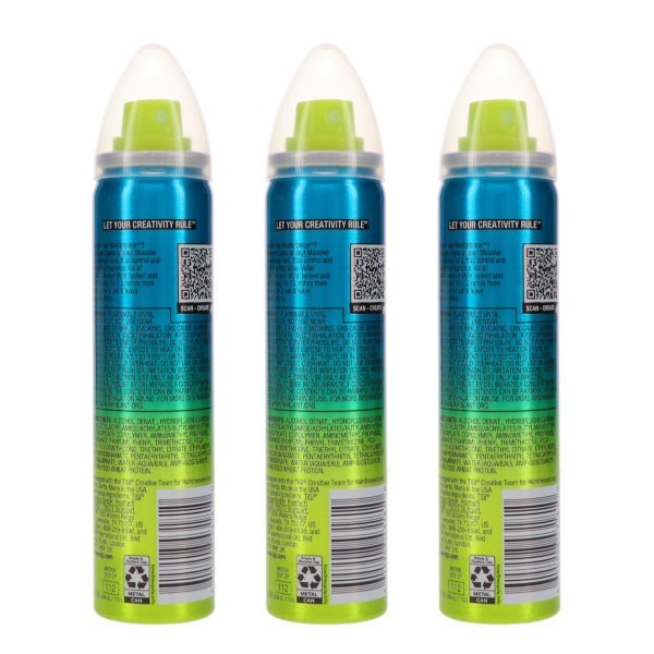 TIGI Bed Head Masterpiece Extra Strong Hold Hairspray 2.4 oz 3 Pack