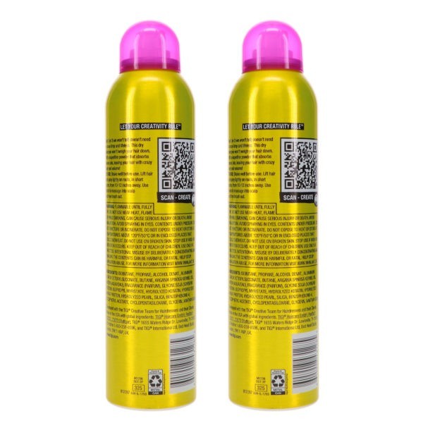 TIGI Bed Head Oh Bee Hive Volumizing Dry Shampoo 5 oz 2 Pack