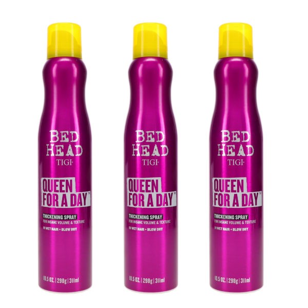 TIGI Bed Head Queen for a Day Thickening Spray 10.5 oz 3 Pack