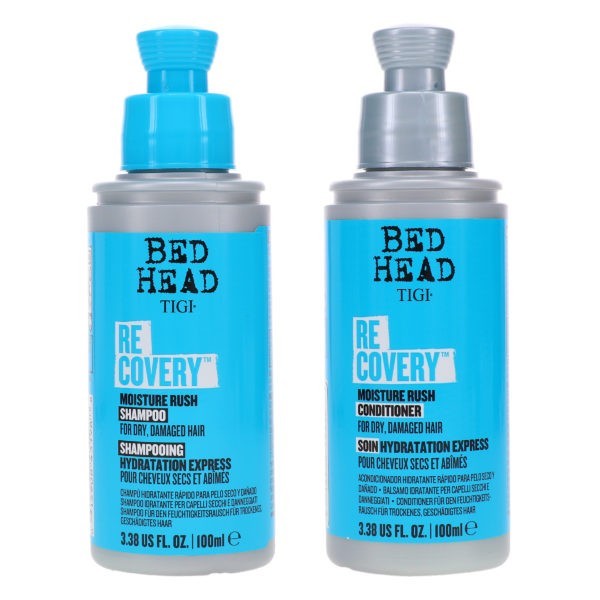 TIGI Bed Head Recovery Moisture Rush Shampoo 3.38 oz & Bed Head Recovery Moisture Rush Conditioner 3.38 oz Combo Pack