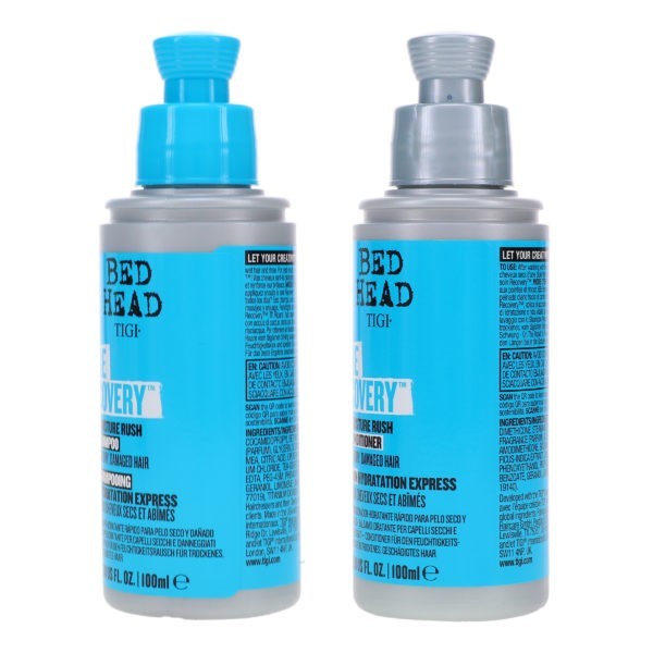 TIGI Bed Head Recovery Moisture Rush Shampoo 3.38 oz & Bed Head Recovery Moisture Rush Conditioner 3.38 oz Combo Pack