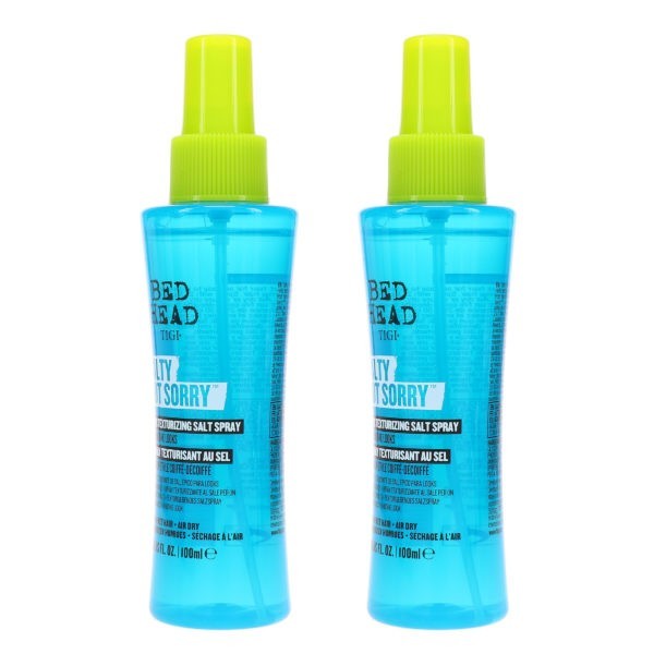 TIGI Bed Head Salty Not Sorry Epic Texturizing Salt Spray 3.38 oz 2 Pack