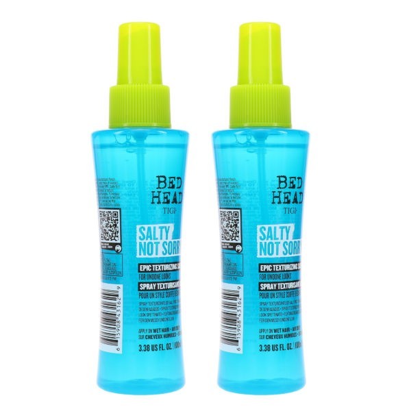 TIGI Bed Head Salty Not Sorry Epic Texturizing Salt Spray 3.38 oz 2 Pack