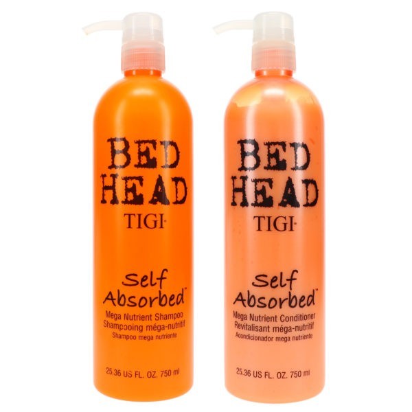 TIGI Bed Head Self Absorbed Shampoo 25.36 oz & Self Absorbed Conditioner 25.36 oz Combo Pack