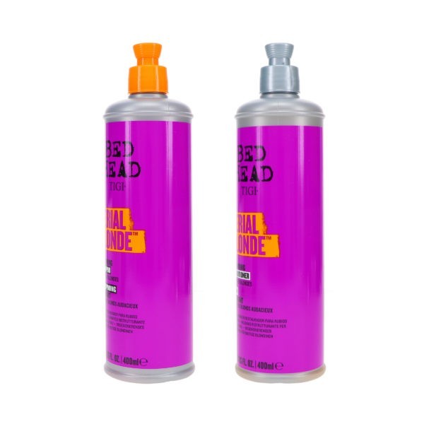 TIGI Bed Head Serial Blonde Restoring Shampoo 13.53 oz & Bed Head Serial Blonde Restoring Conditioner 13.53 oz Combo Pack