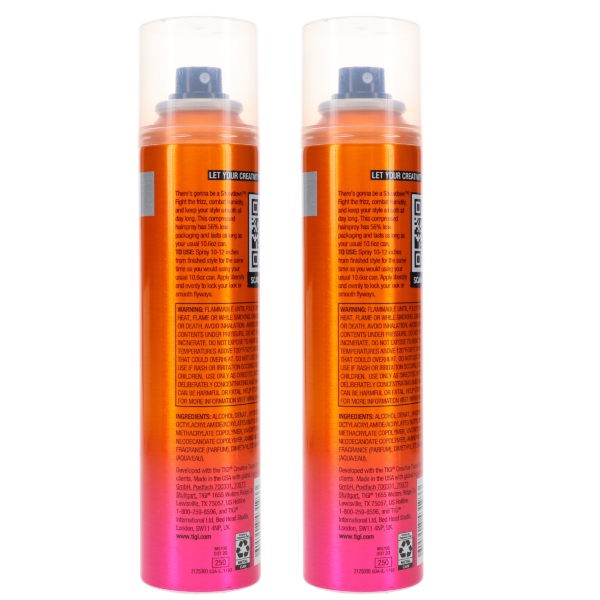 TIGI Bed Head Show Down Hairspray 5.5 oz 2 Pack