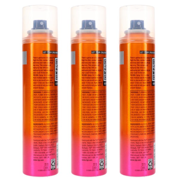 TIGI Bed Head Show Down Hairspray 5.5 oz 3 Pack