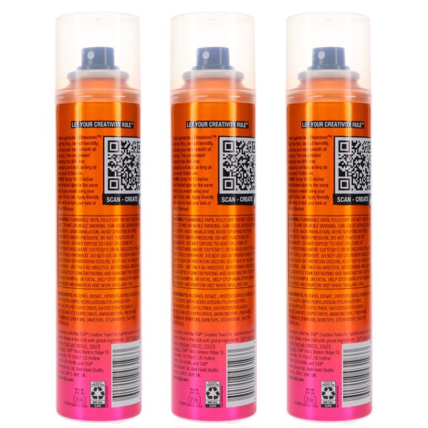 TIGI Bed Head Show Down Hairspray 5.5 oz 3 Pack