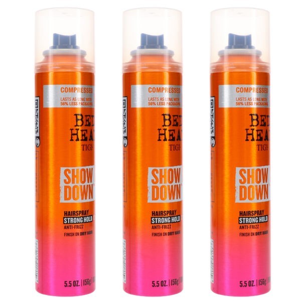 TIGI Bed Head Show Down Hairspray 5.5 oz 3 Pack