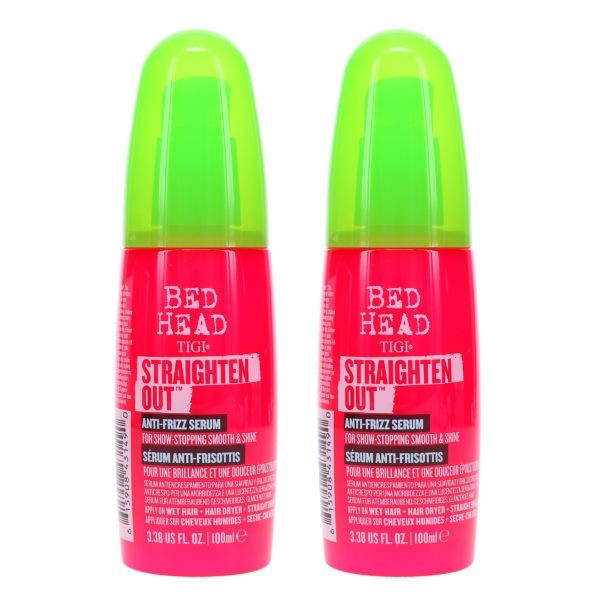 TIGI Bed Head Straighten Out Serum 3.38 oz 2 Pack