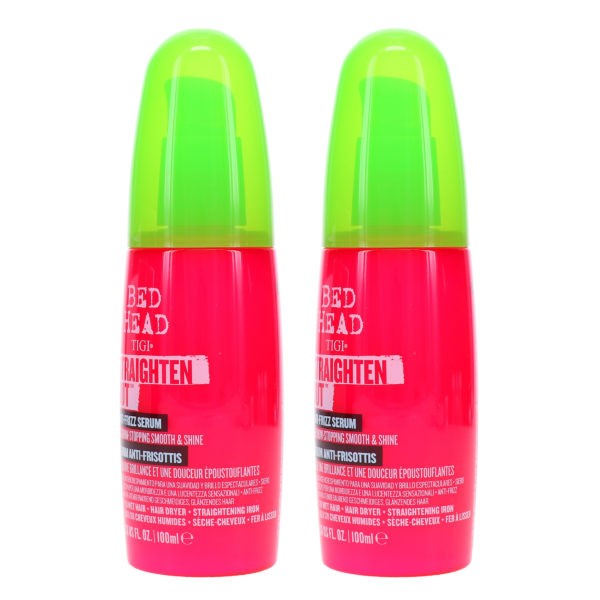 TIGI Bed Head Straighten Out Serum 3.38 oz 2 Pack