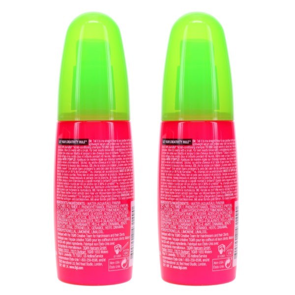TIGI Bed Head Straighten Out Serum 3.38 oz 2 Pack