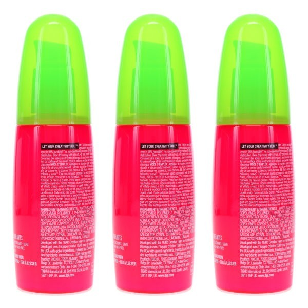 TIGI Bed Head Straighten Out Serum 3.38 oz 3 Pack