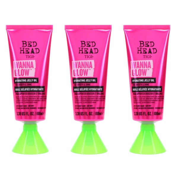 TIGI Bed Head Wanna Glow Jelly Oil 3.38 oz 3 Pack