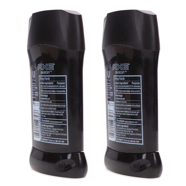 Axe Anarchy Antiperspirant 2.7 oz 2 Pack