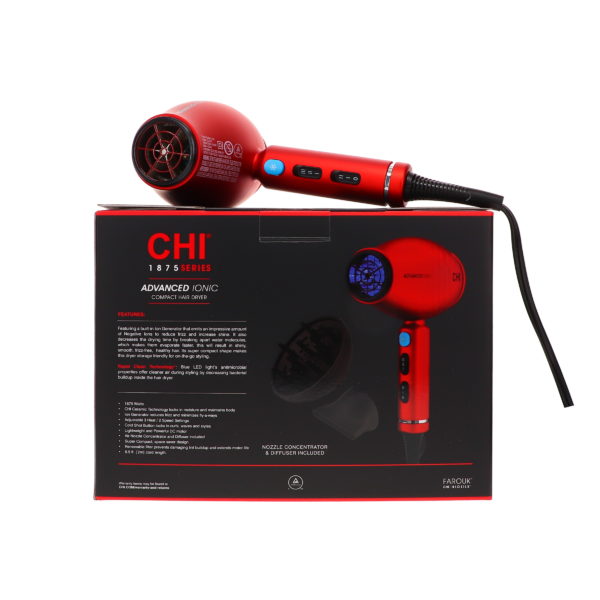 CHI 1875 Series Advanced Ionic Compact Hair Dryer