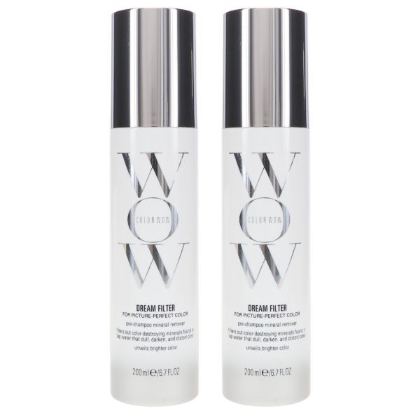 COLOR WOW Dream Filter Pre-Shampoo Mineral Remover 6.7 oz 2 Pack