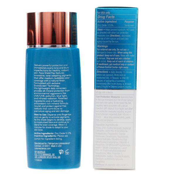 Colorescience Sunforgettable Total Protection Face Shield Flex SPF 50 Tan 1.8 oz