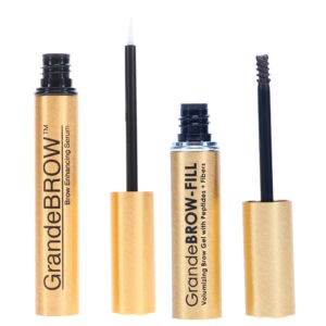 GrandeLash Grandebrow Enhancing Serum 0.1 oz & Grande Browfill Dark 0.14 oz Combo Pack