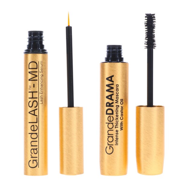 GrandeLash MD Serum Lash Enhancing 0.07 oz & GrandeDrama Thickening Mascara 0.3 oz Combo Pack