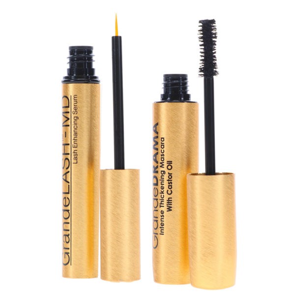 GrandeLash MD Serum Lash Enhancing 0.07 oz & GrandeDrama Thickening Mascara 0.3 oz Combo Pack