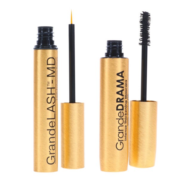 GrandeLash MD Serum Lash Enhancing 0.07 oz & GrandeDrama Thickening Mascara 0.3 oz Combo Pack