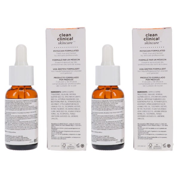 IMAGE Skincare Vital C Hydrating Facial Oil 1 oz 2 Pack