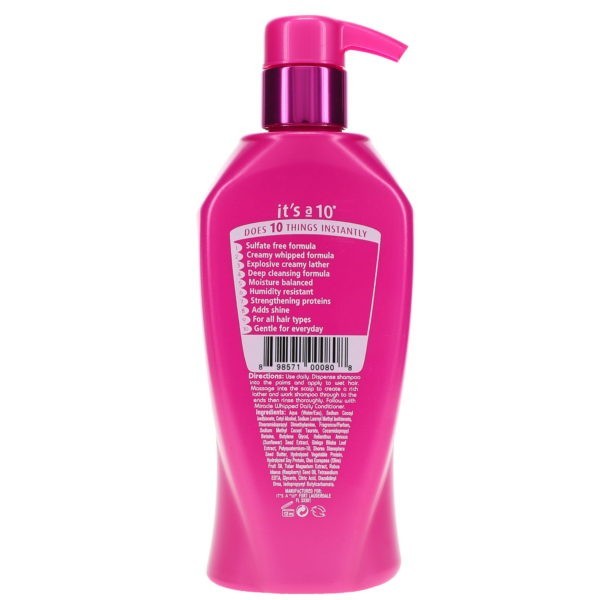 It's a 10 Miracle Whipped Shampoo 10 oz