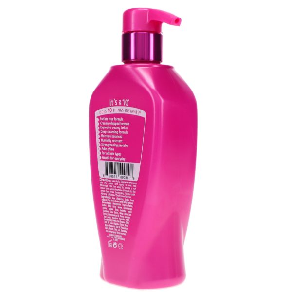 It's a 10 Miracle Whipped Shampoo 10 oz