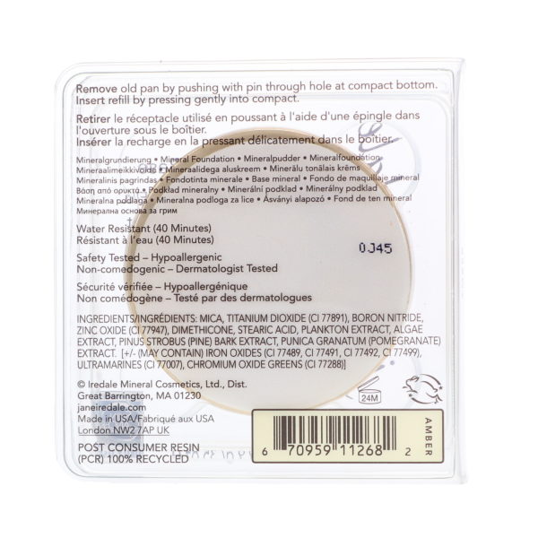 jane iredale PurePressed Base  Refill Amber 0.35 oz