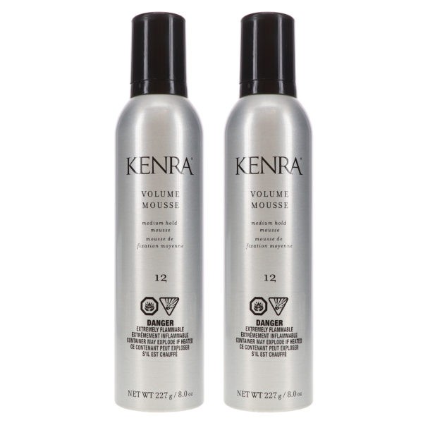 Kenra Medium Hold Volume Mousse #12 8 oz 2 Pack