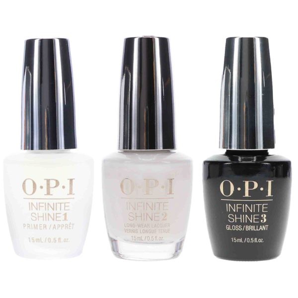 OPI Infinite Shine Funny Bunny 0.5 oz, Infinite Shine ProStay Primer 0.5 oz & Infinite Shine Top Coat Prostay Gloss 0.5 oz Combo Pack