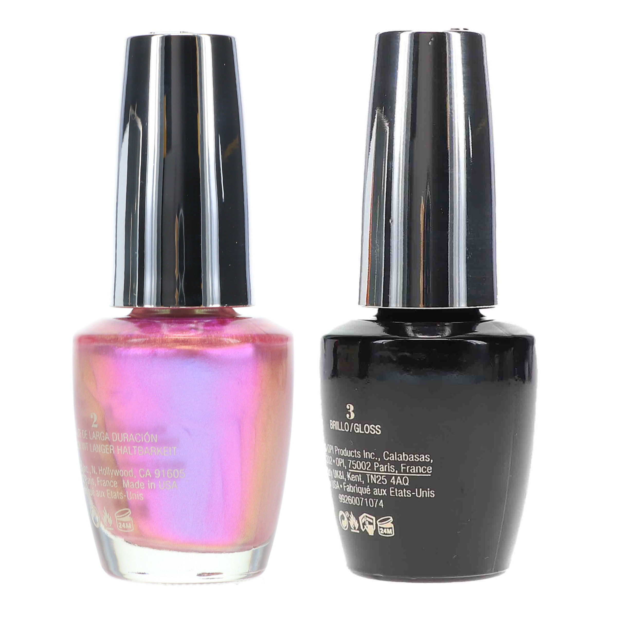 OPI Infinite Shine Hidden Prism Feeling Optiprismic 0.5 oz & Infinite Shine Top Coat Prostay Gloss 0.5 oz Combo Pack