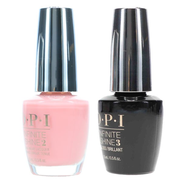 OPI Infinite Shine It's A Girl 0.5 oz & Infinite Shine Top Coat Prostay Gloss 0.5 oz Combo Pack