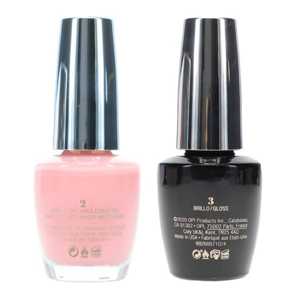 OPI Infinite Shine It's A Girl 0.5 oz & Infinite Shine Top Coat Prostay Gloss 0.5 oz Combo Pack