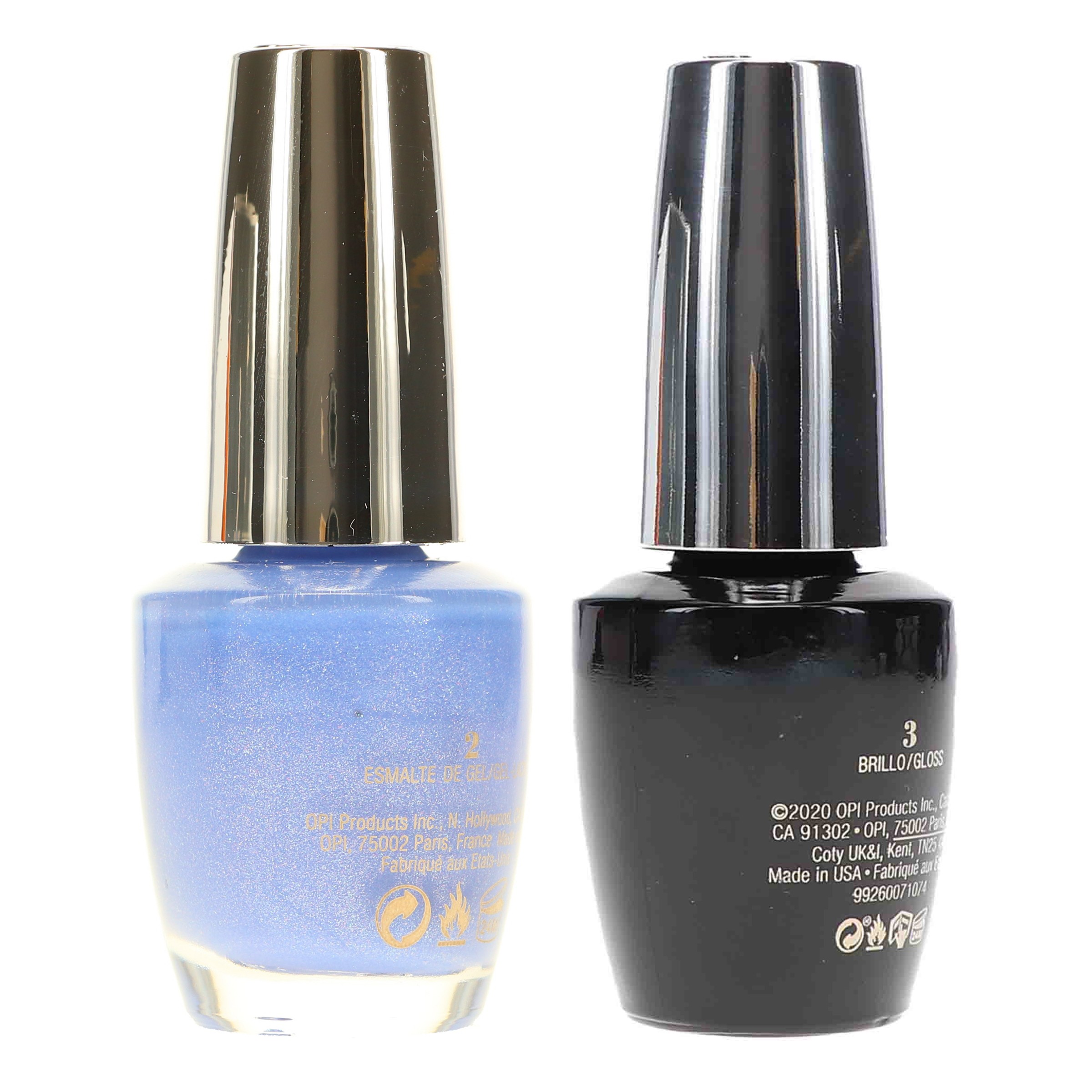 OPI Infinite Shine Show Us Your Tips 0.5 oz & Infinite Shine Top Coat Prostay Gloss 0.5 oz Combo Pack