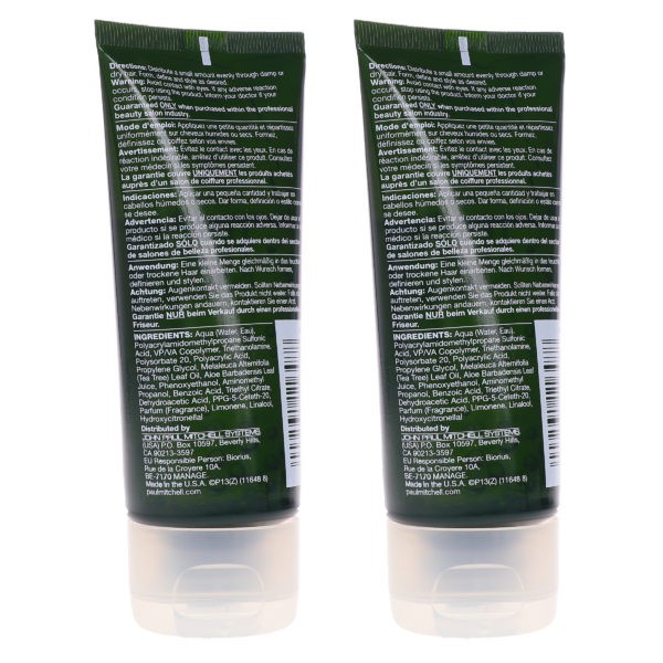 Paul Mitchell Tea Tree Firm Hold Gel 2.5 oz 2 Pack