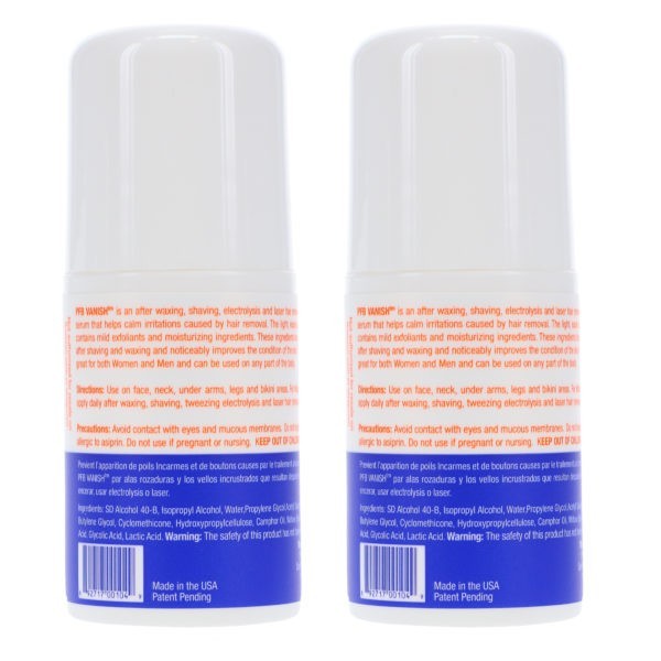 PFB Vanish Roll-On 2 oz 2 Pack