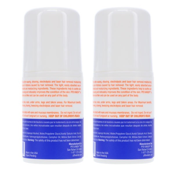 PFB Vanish Roll-On 2 oz 2 Pack