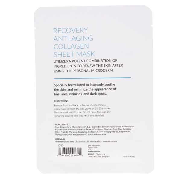 PMD Collagen Infusing Facial Mask 5 ct